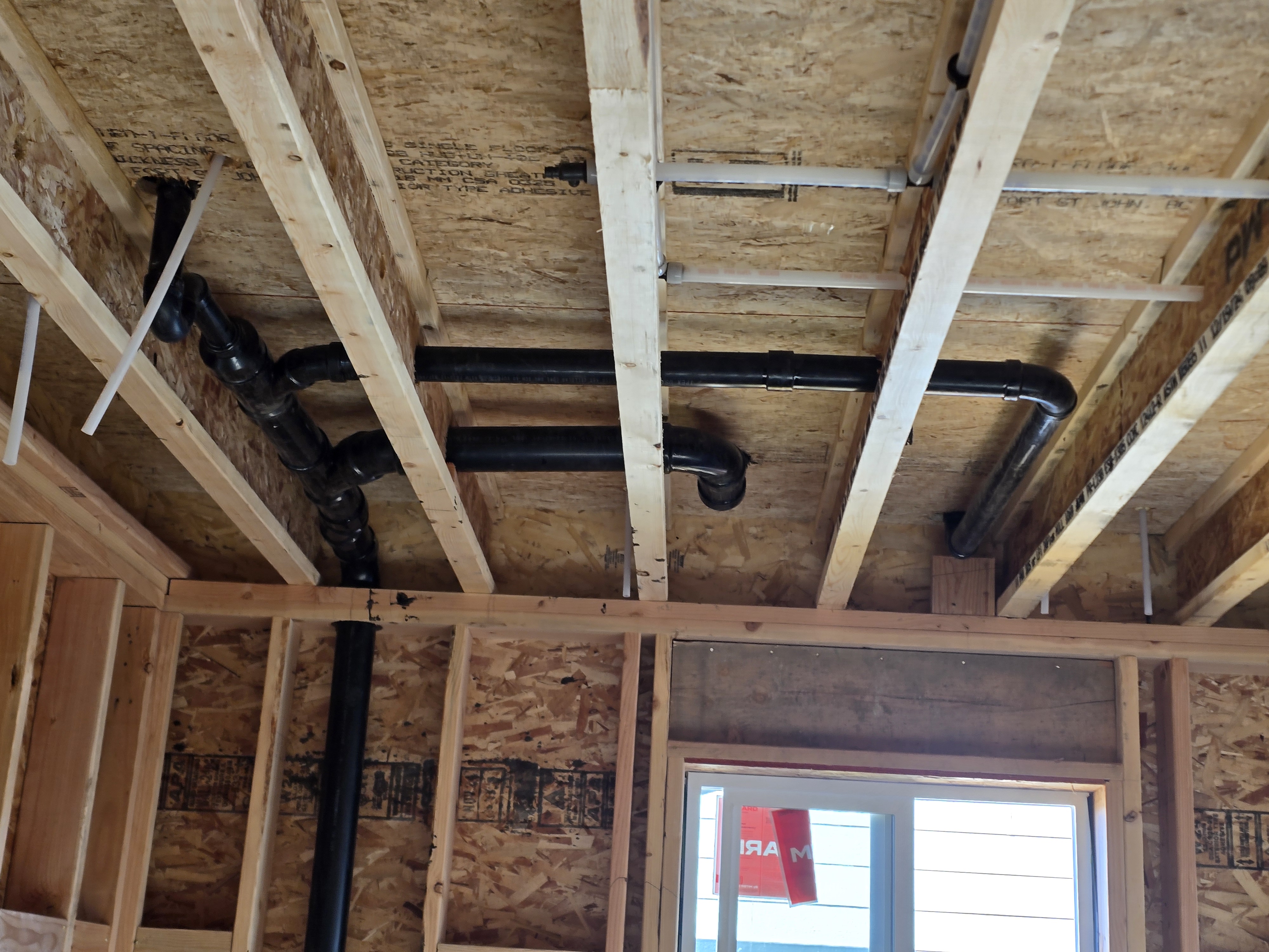 On-site plumbing work