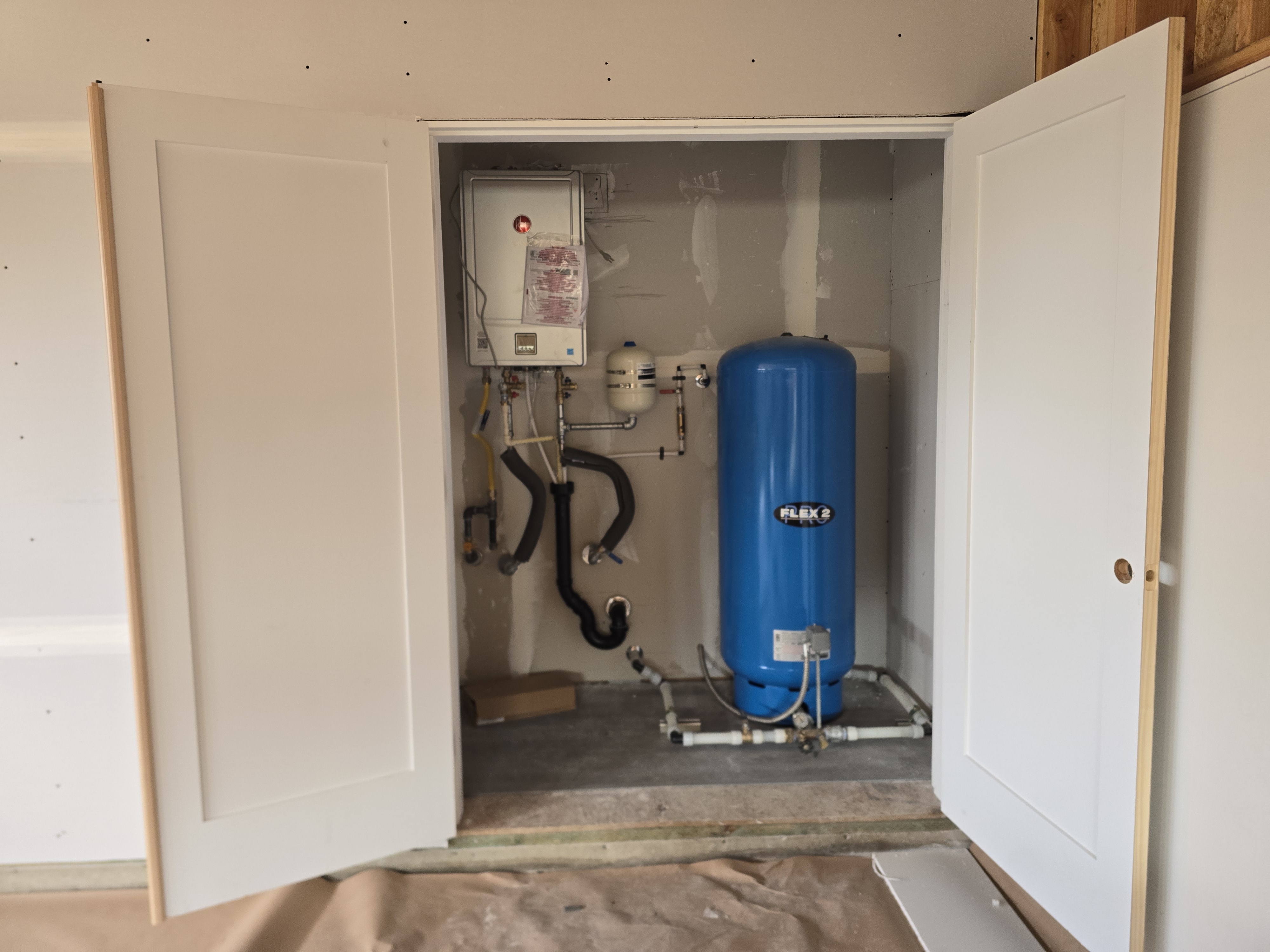 Fixture installation in progress